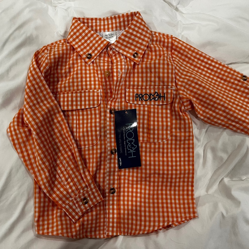 NWT Prodoh Founder Fisherman Long Sleeve Shirt - 5t